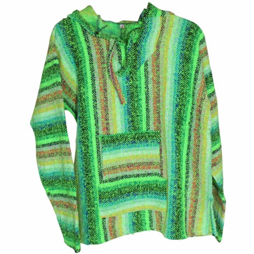 Green baja top hoodie