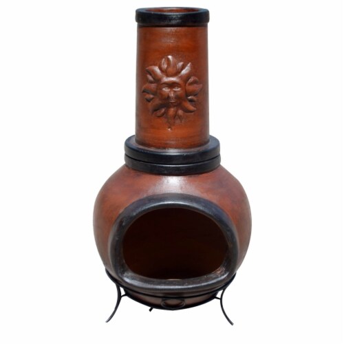 Trademex Rustico Chimenea Fire Pit Perspective: front
