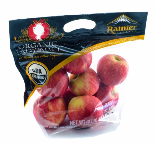 APPLAD27#OR  Organic Lady Alice Apple (27#) - Pacific Coast Fruit Co.