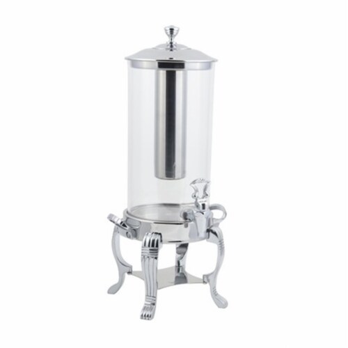 Bon Chef 40500CH 12 in. dia. Chrome Aurora Juice Dispenser, 2 gal Perspective: front