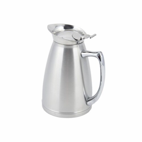Bon Chef 4050S 10 oz Stainless Steel Insulated Server with No Crest Satin Perspective: front