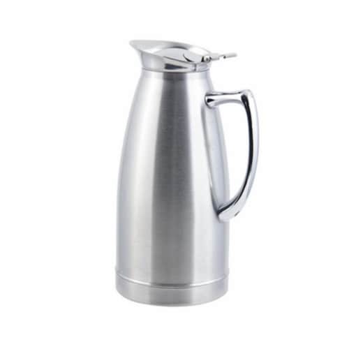 Bon Chef 4052S 32 oz Stainless Steel Insulated Server with No Crest Satin Perspective: front