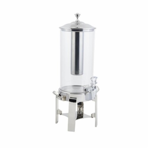 Bon Chef 42500 12 in.dia. Contemporary Juice Dispenser Chrome, 2 gal Perspective: front