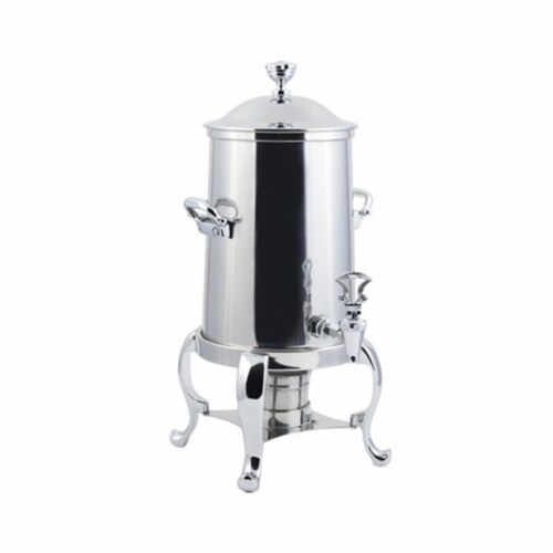 Bon Chef 49105C 5.50 gal Roman Non Insulated Urn, Chrome Perspective: front