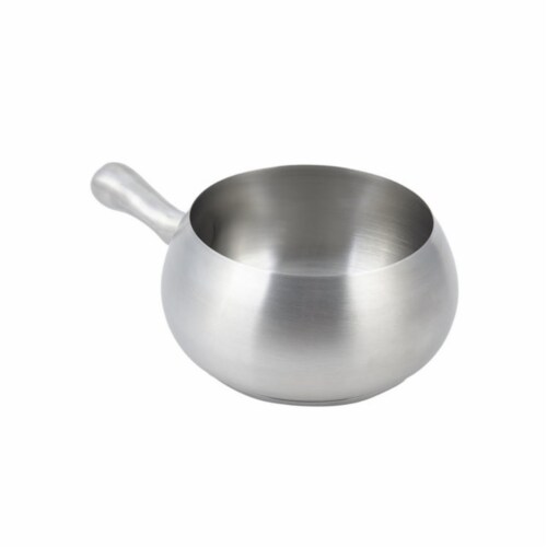 Bon Chef 5050SS 6 in. dia. Stainless Steel Fondue Pot Induction, 2 quart - 4 oz Perspective: front