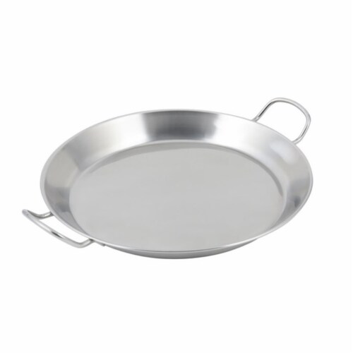 Bon Chef 61249 14.8 x 2 x 1.75 in. Spanish Tray & Paella Induction Bottom, 3 quart Perspective: front