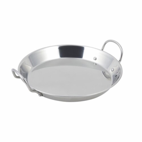 Bon Chef 61250 13.2 x 1.87 x 1.5 in. Spanish Tray & Paella Induction Bottom, 2 quart Perspective: front