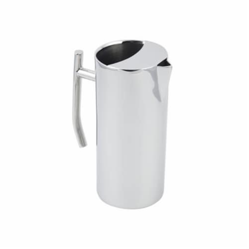 Bon Chef 61314 4.12 x 9.25 in. Empire Collection Water Pitcher with Ice Guard, 64 oz Perspective: front