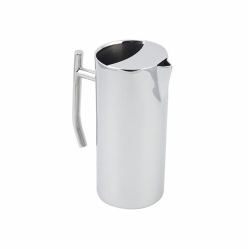Bon Chef 61314 4.12 x 9.25 in. Empire Collection Water Pitcher with Ice Guard, 64 oz Perspective: front