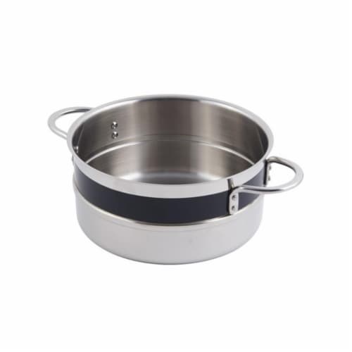 Bon Chef 62303NCBLACK 10.12 x 4.62 in. Classic Country 0.5 Color Singlewall 5.7 quart Pot No Perspective: front