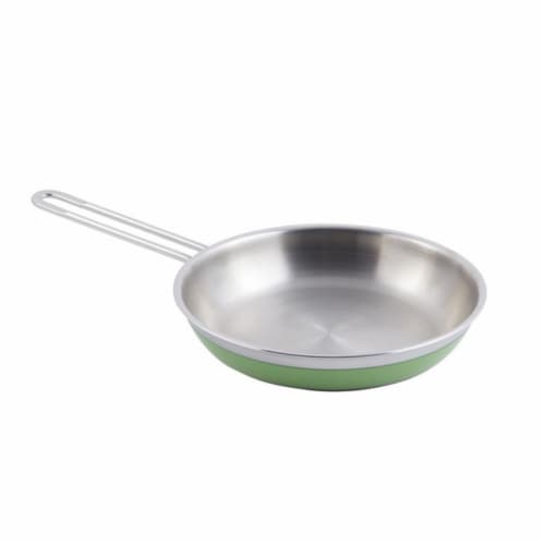 Bon Chef 60307LIME 10.12 x 1.87 in.Classic Country French Collection Saute 1 quart Pan & Skil Perspective: front