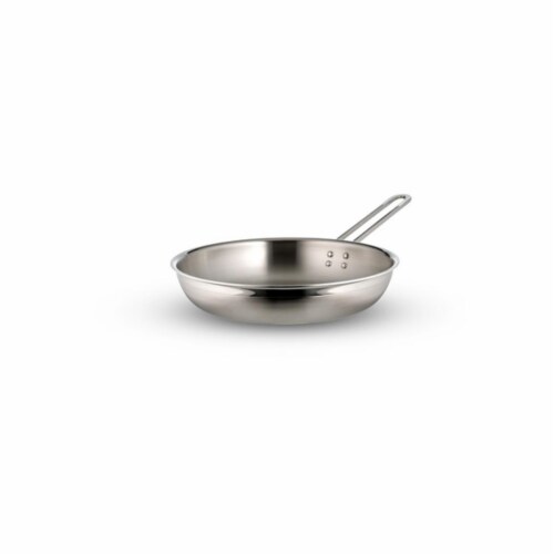 Bon Chef 60307-2ToneSS 10.12 x 1.87 x 7.5 Country French Two Tone Stainless Steel Saute 1 qua Perspective: front