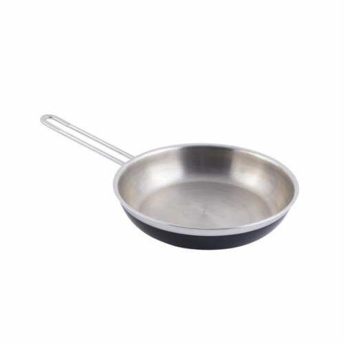 Bon Chef 60307BLACK 10.12 x 1.87 in.Classic Country French Collection Saute 1 quart Pan & Ski Perspective: front