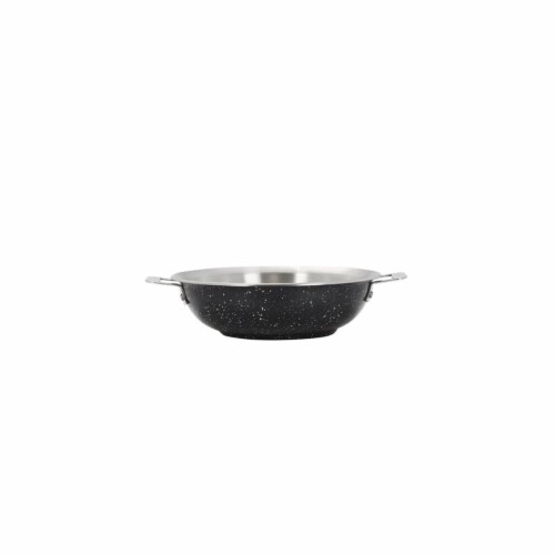 Bon Chef 60006GALAXY 13 in. Hotstone Galaxy Cucina Braiser Pan with Lid - Induction Bottom Perspective: front