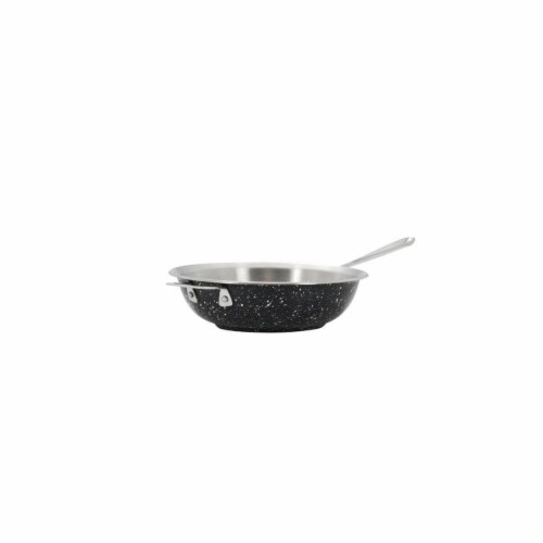 Bon Chef 60008GALAXY 12 in. Hotstone Galaxy Cucina Chefs Pan with Lid - Induction Bottom Perspective: front
