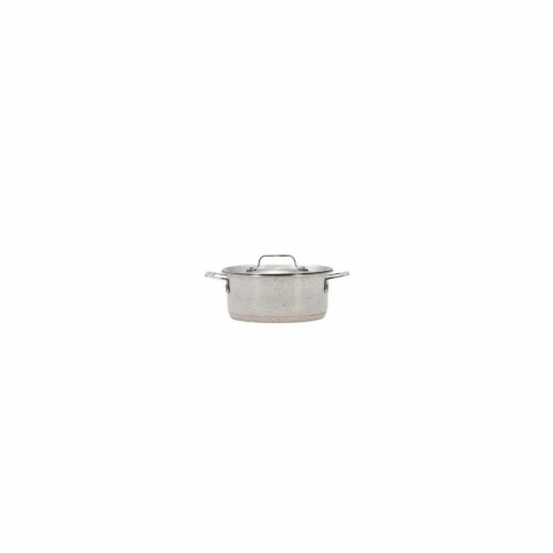 Bon Chef 60025DESERT 40 oz Hotstone Desert Cucina Pan with Lid - Induction Bottom Perspective: front