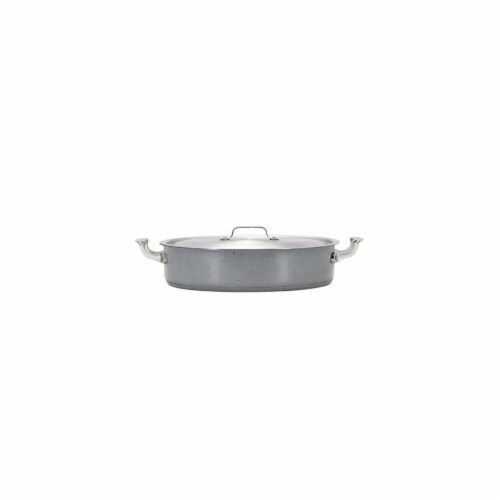 Bon Chef 60030STARLIGHT 6 qt Hotstone Starlight Cucina Pot with Cover - Induction Bottom Perspective: front