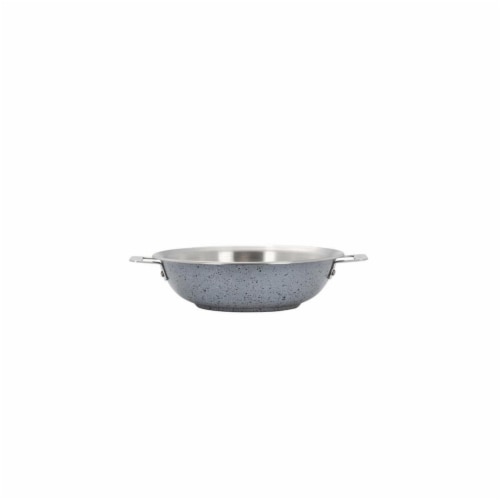 Bon Chef 60006STARLIGHT 13 in. Hotstone Starlight Cucina Braiser Pan with Lid - Induction Bot Perspective: front
