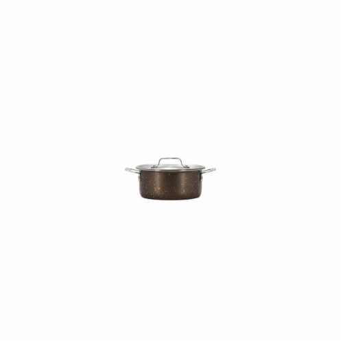 Bon Chef 60025COFFEE 40 oz Hotstone Coffee Cucina Pan with Lid - Induction Bottom Perspective: front