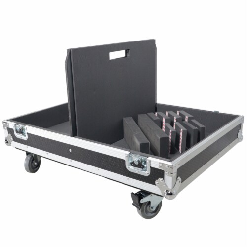 Universal Speaker Monitors Stage with Casters and Removable Lid Case