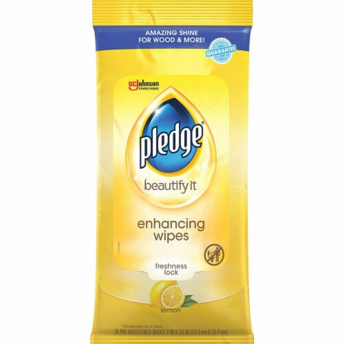 Pledge Furniture Polish Wipes,24 x12 ,24ct,PK12  319250 Perspective: front