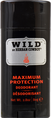 Herban Cowboy Natural Grooming Wild Deodorant Perspective: front