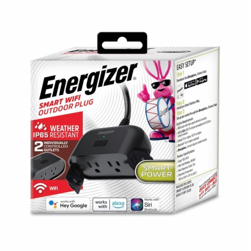 Energizer® Smart Wi-Fi Outdoor Plug Perspective: front