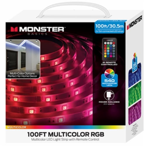 Jem Accessories Multi Color LED Strip + Adapter Perspective: front