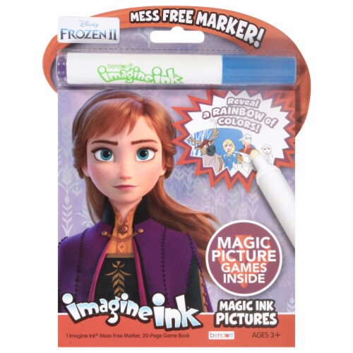 ImagineInk Frozen II Magic Ink Pictures Coloring Book Perspective: front