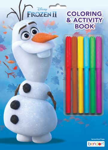 Disney Frozen 2 Coloring & Activity Book with Markers Perspective: front