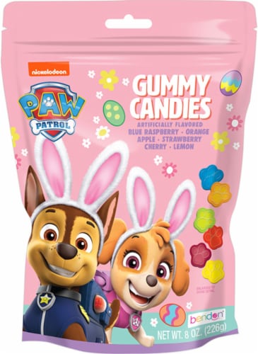 Nickelodeon Paw Patrol Easter Gummy Bag Perspective: front