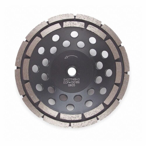 Husqvarna Segment Cup Wheel,Diamond,Dbl,7x5/8-7/8  LW2-6 Perspective: front