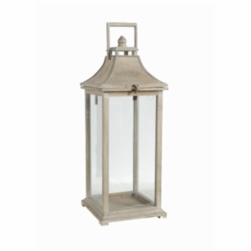 A & B Home 247615 Ivona Large Garden Candle Lantern Perspective: front