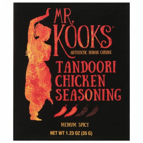 Mr. Kook's® Fiery Tandoori Indian Spice Rub Perspective: front