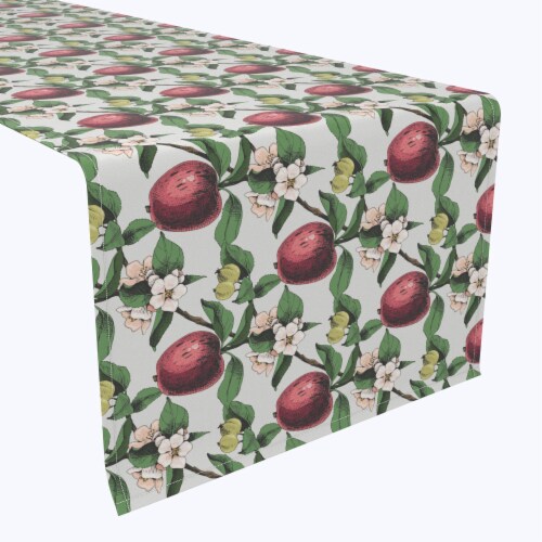 Table Runner, 100% Polyester, 12x72 , Apples in Branches, 12 x 72 - Smith’s Food and Drug