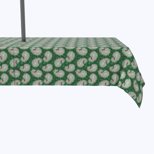Water Repellent, Outdoor, 100% Polyester, 60x104", Oriental Paisley Perspective: front