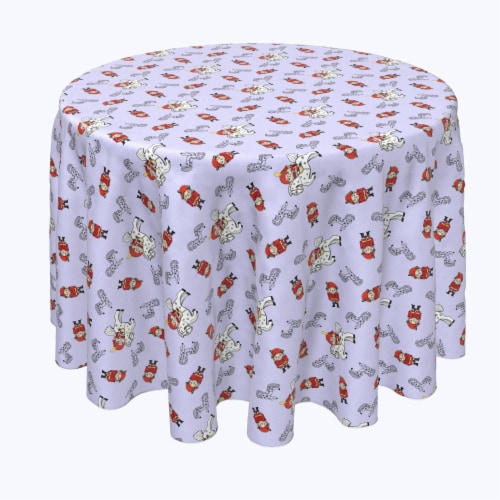 Round Tablecloth, 100% Polyester, 60" Round, Nutcracker Fairy Tale Perspective: front