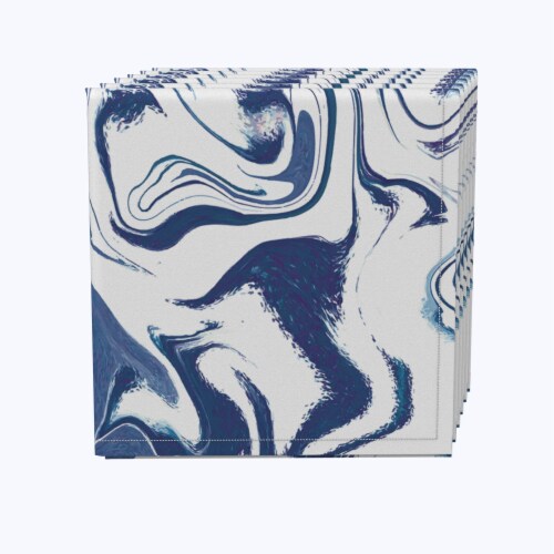Blue Marble 18" x 18" Napkins 4 Pack 