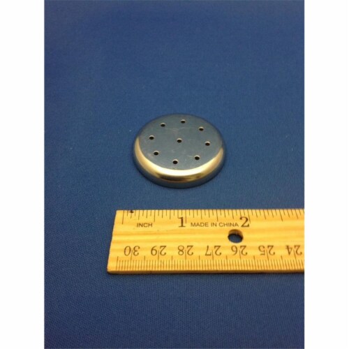 Waterway Plastics 216-0070 Air Injector Escutcheon Stainless Steel Perspective: front