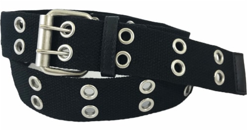 Men's Belt - Black/Silver Perspective: front