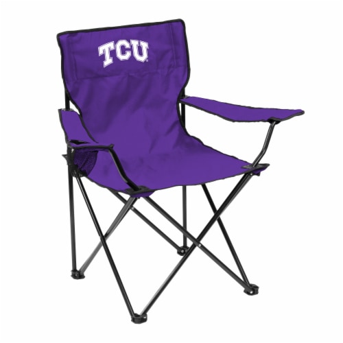 Logo Brands TCU Quad Chair Perspective: front