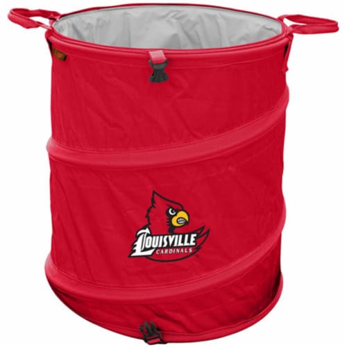 Louisville Cardinals® Collapsible Multipurpose Container Perspective: front