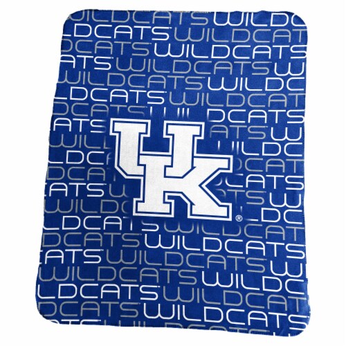 Kentucky Wildcats Fleece Throw Blanket Perspective: front