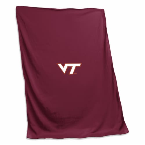 Virginia Tech Sweatshirt Blanket Perspective: front