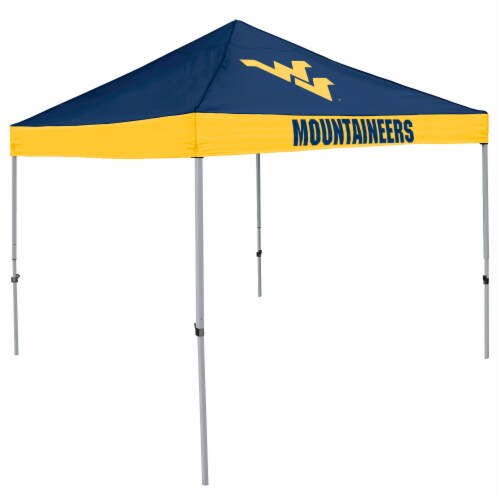West Virginia Mountaineers Economy Tent Perspective: front