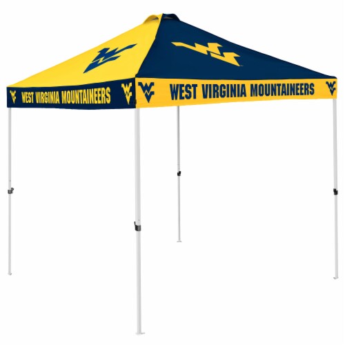 West Virginia Mountaineers Tent Perspective: front