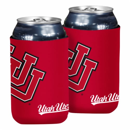 University of Utah® Logo Insulated Can Sleeve Perspective: front