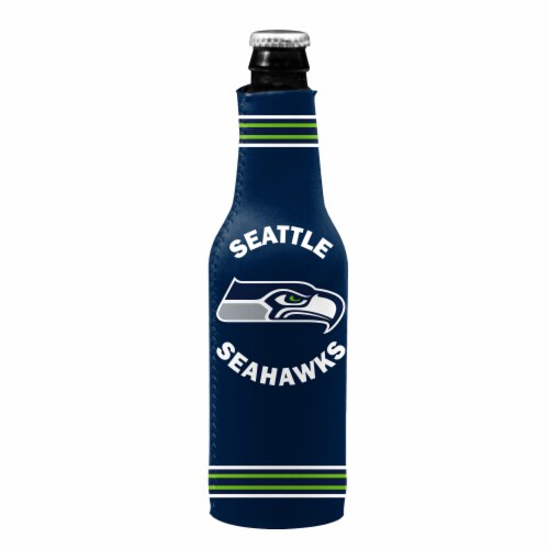 University of Washington Seattle Seahawks Bottle Coozie Perspective: front