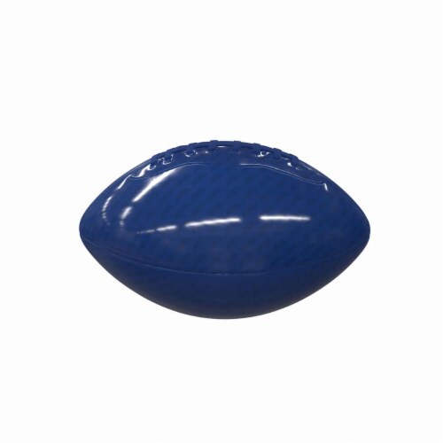Logo Chair 001-93MG-RYL Plain Royal Carbon Fiber Mini-Size Glossy Football Perspective: front