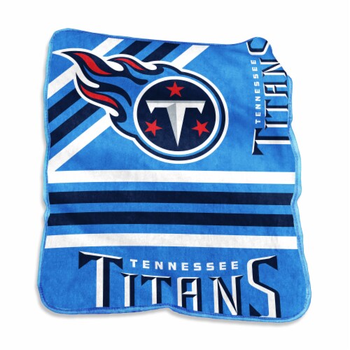Tennessee Titans Raschel Throw Blanket Perspective: front
